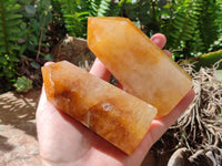 Polished Golden Healer Quartz Crystals x 4 From Ambatofinandrahana, Madagascar