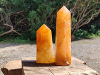 Polished Golden Healer Quartz Crystals x 4 From Ambatofinandrahana, Madagascar