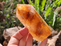 Polished Golden Healer Quartz Crystals x 4 From Ambatofinandrahana, Madagascar