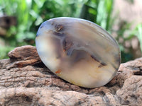 Polished Banded Agate Hearts x 12 From Madagascar