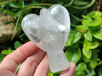Hand Made Rock Crystal Angel Carvings x 6 From Amoron’i Mania Madagascar