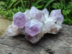 Natural Jacaranda Amethyst Crystal Clusters x 2 From Mumbwa, Zambia
