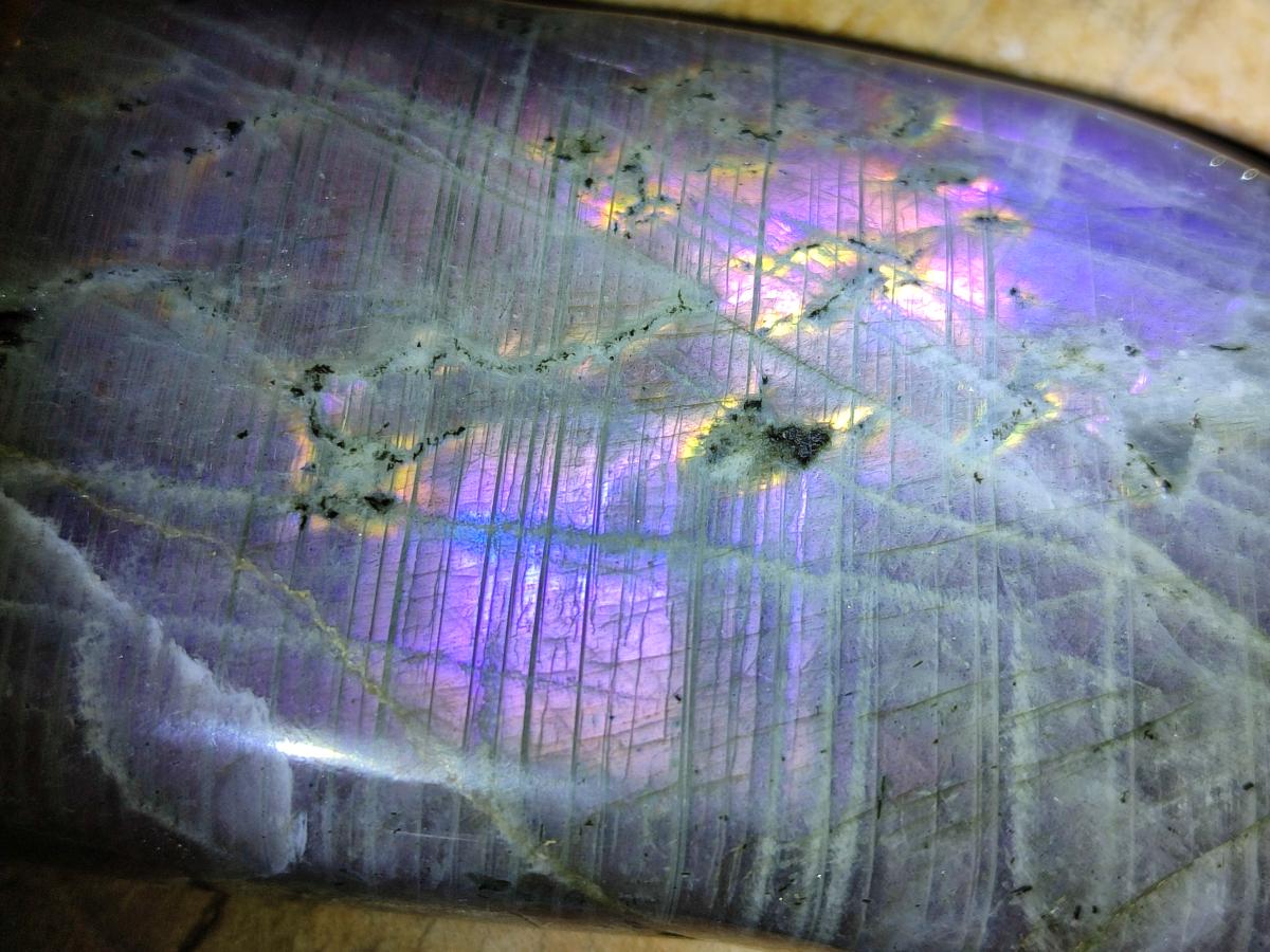 Polished Labradorite Standing Free Forms x 2 From Tulear, Madagascar