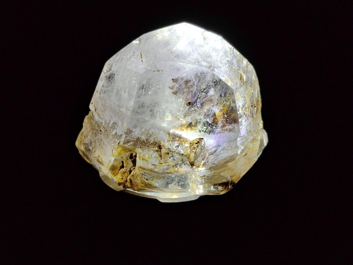 Polished Smokey Amethyst Window Crystals x 3 From Akansobe, Madagascar