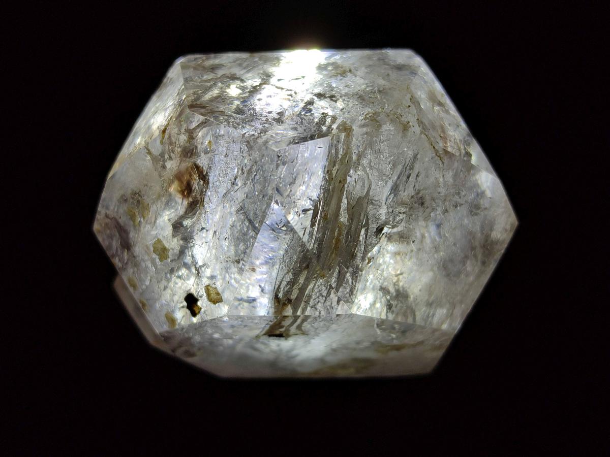 Polished Smokey Amethyst Window Crystals x 3 From Akansobe, Madagascar