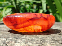 Polished Carnelian Agate Gemstone Bowls x 4 From Madagascar
