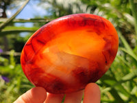 Polished Carnelian Agate Gemstone Bowls x 4 From Madagascar
