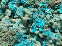 Natural Drusy Coated Chrysocolla Specimens x 2 From Lupoto Mine, Congo