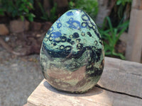 Polished Stromatolite Standing Free Forms x 2 From Katsepy, Madagascar