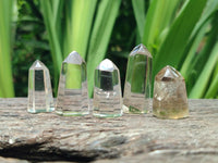 Polished Optic Smokey Citrine Window Quartz Crystals x 37 From Madagascar