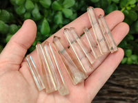 Polished Optic Smokey Citrine Window Quartz Crystals x 37 From Madagascar