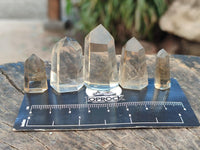 Polished Optic Smokey Citrine Window Quartz Crystals x 37 From Madagascar