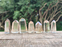 Polished Optic Smokey Citrine Window Quartz Crystals x 37 From Madagascar