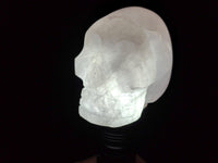 Hand Made Small Gemmy Rose Quartz Skulls x 4 From Madagascar