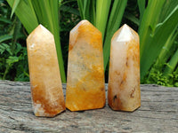 Polished Golden Healer Quartz Crystals x 6 From Ambatofinandrahana, Madagascar
