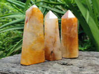Polished Golden Healer Quartz Crystals x 6 From Ambatofinandrahana, Madagascar