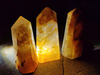 Polished Golden Healer Quartz Crystals x 6 From Ambatofinandrahana, Madagascar