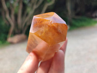 Polished Golden Healer Quartz Crystals x 6 From Ambatofinandrahana, Madagascar