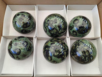 Polished Stromatolite Spheres x 6 From Katsepy, Madagascar