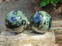 Polished Stromatolite Spheres x 6 From Katsepy, Madagascar