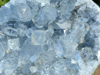 Polished Blue Celestite Cobbed Specimens x 19 From Sakoany, Madagascar