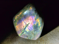 Polished Rare Purple Sunset Flash Labradorite Standing Free Forms x 12 From Tulear, Madagascar