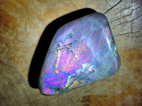 Polished Rare Purple Sunset Flash Labradorite Standing Free Forms x 12 From Tulear, Madagascar