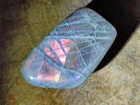 Polished Rare Purple Sunset Flash Labradorite Standing Free Forms x 12 From Tulear, Madagascar