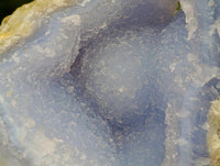Natural Blue Lace Agate Geode Specimens x 3 From Nsanje, Malawi