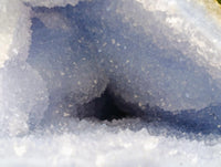 Natural Blue Lace Agate Geode Specimens x 3 From Nsanje, Malawi
