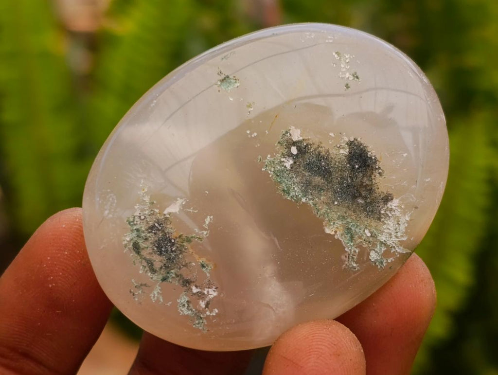 Polished Flower Agate Palm Stones x 20 From Antsahalova, Madagascar