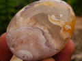 Polished Flower Agate Palm Stones x 20 From Antsahalova, Madagascar
