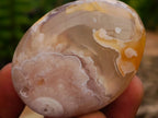 Polished Flower Agate Palm Stones x 20 From Antsahalova, Madagascar