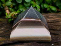 Polished Ocean Jasper Pyramids x 3 From Northwest Coast, Madagascar