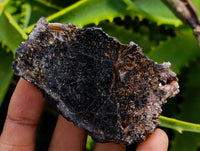 Polished Black Schorl Tourmaline Slices x 24 From Ambatondrazaka, Madagascar