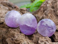 Polished Mini Purple Chevron Amethyst Free Form x 75 From Madagascar