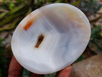 Polished Banded Agate Bowls x 3 From Madagascar