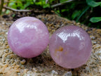 Polished Star Rose Quartz Spheres x 6 From Madagascar