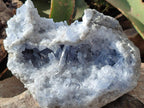 Natural Blue Celestite Geode Specimen x 1 From Sakoany, Madagascar
