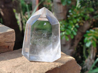 Polished Mixed Clear Quartz Crystals x 4 From Madagascar