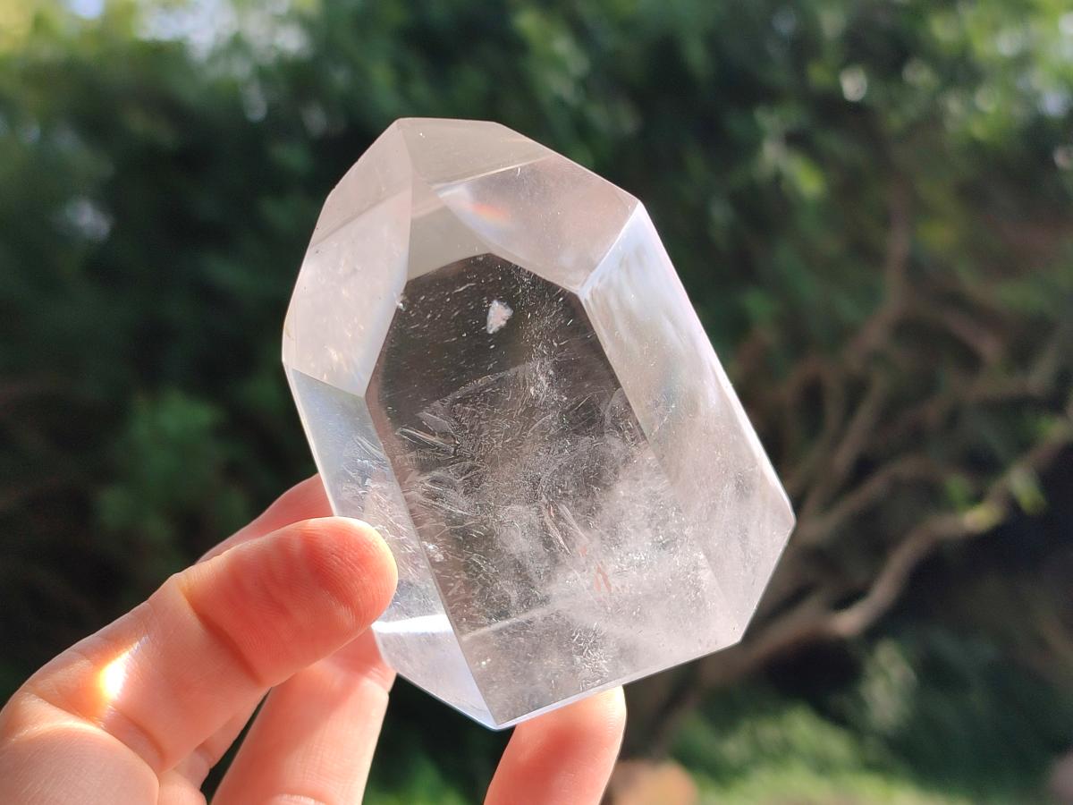 Polished Mixed Clear Quartz Crystals x 4 From Madagascar