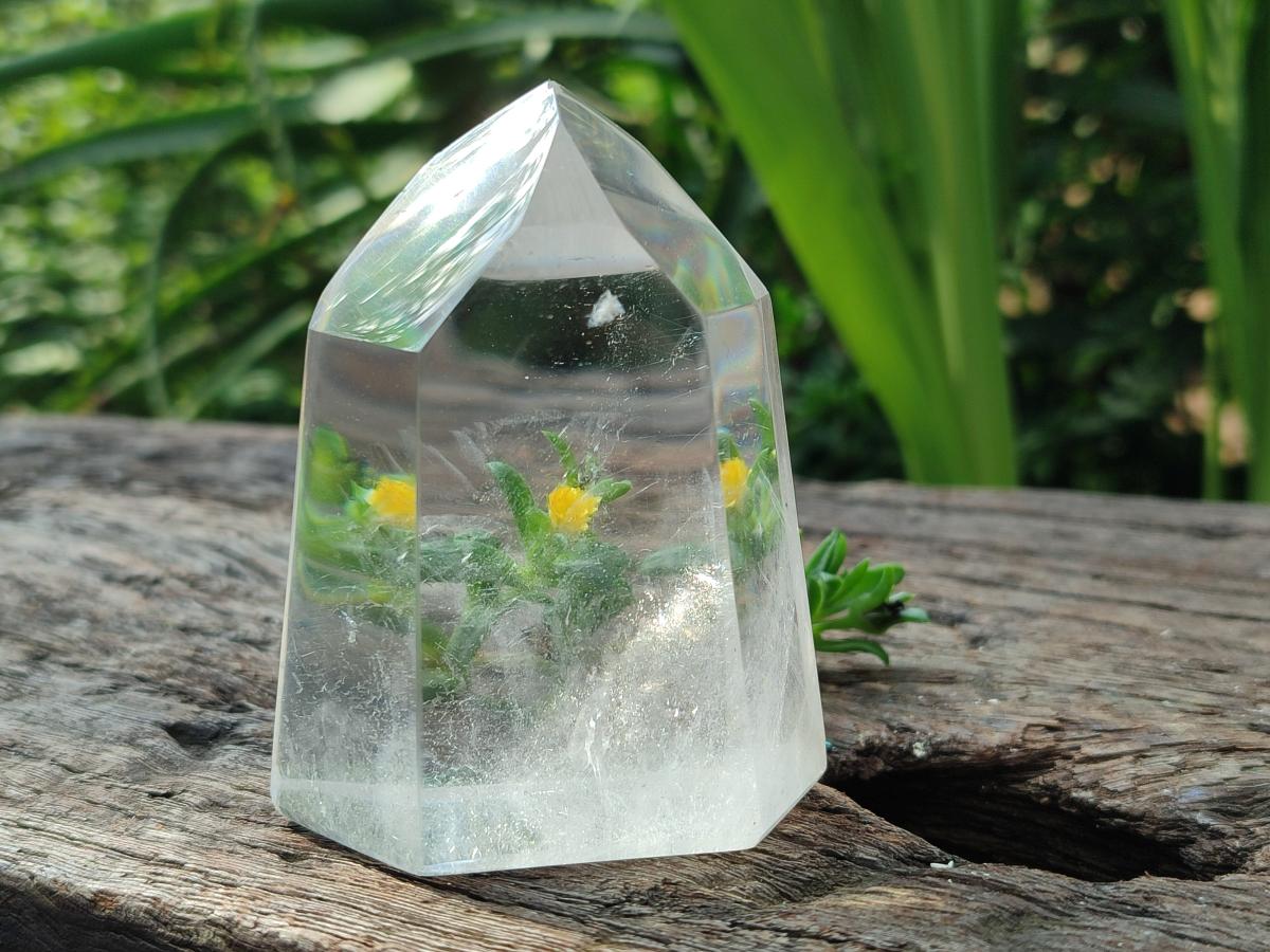 Polished Mixed Clear Quartz Crystals x 4 From Madagascar