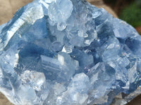 Natural Blue Celestite Specimens x 3 From Sakoany, Madagascar