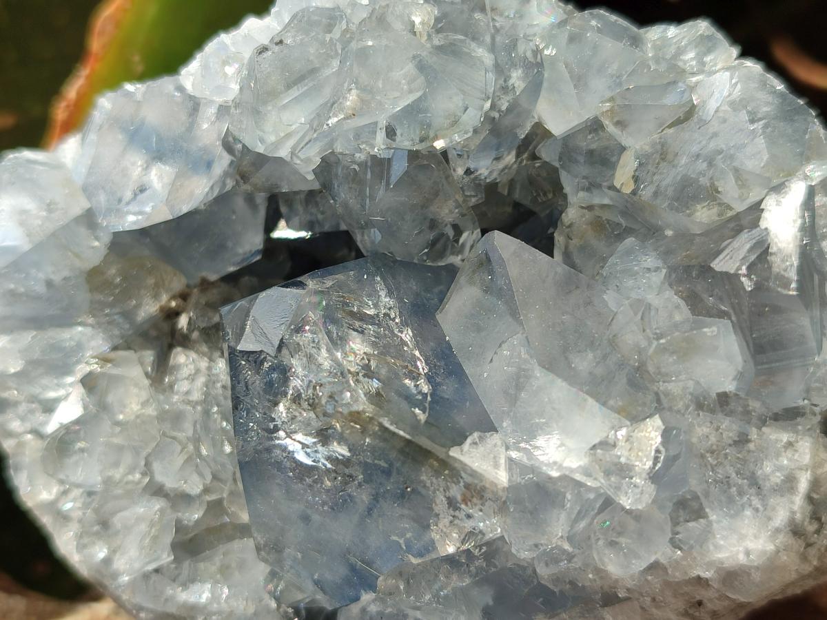 Natural Blue Celestite Specimens x 3 From Sakoany, Madagascar