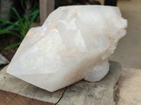 Natural XL Double Terminated Cascading Quartz Crystal x 1 From Madagascar