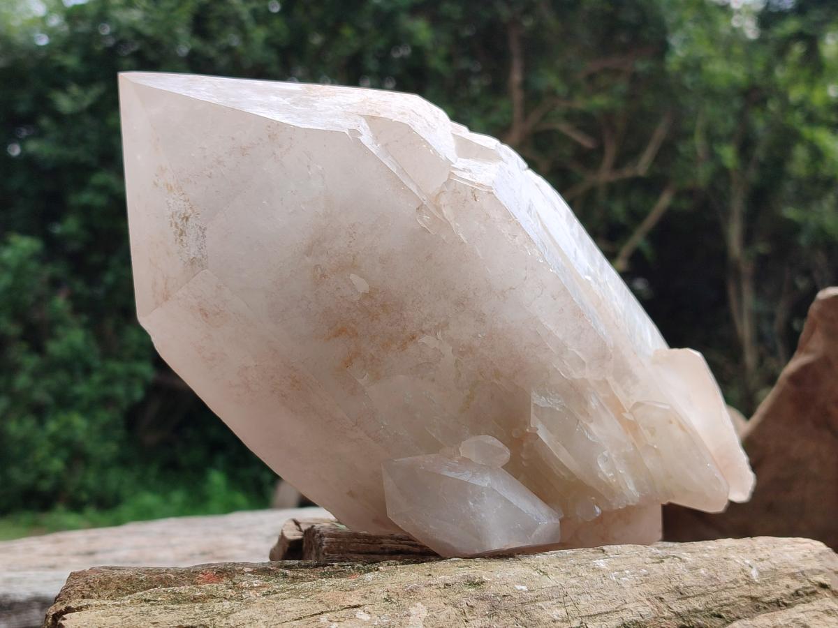 Natural XL Double Terminated Cascading Quartz Crystal x 1 From Madagascar