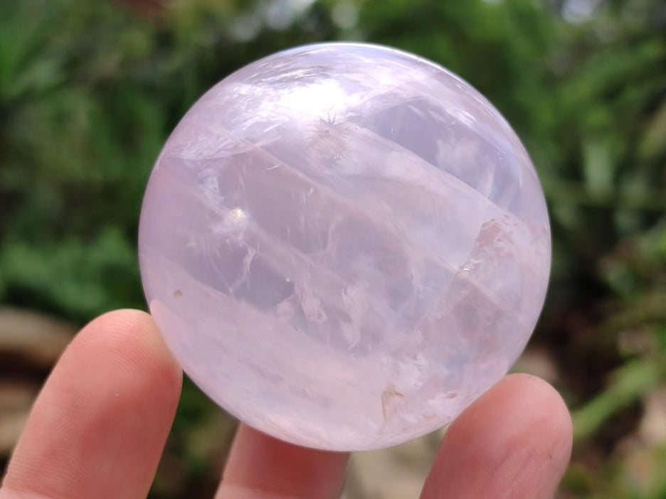 Polished Star Rose Quartz Spheres x 6 From Madagascar