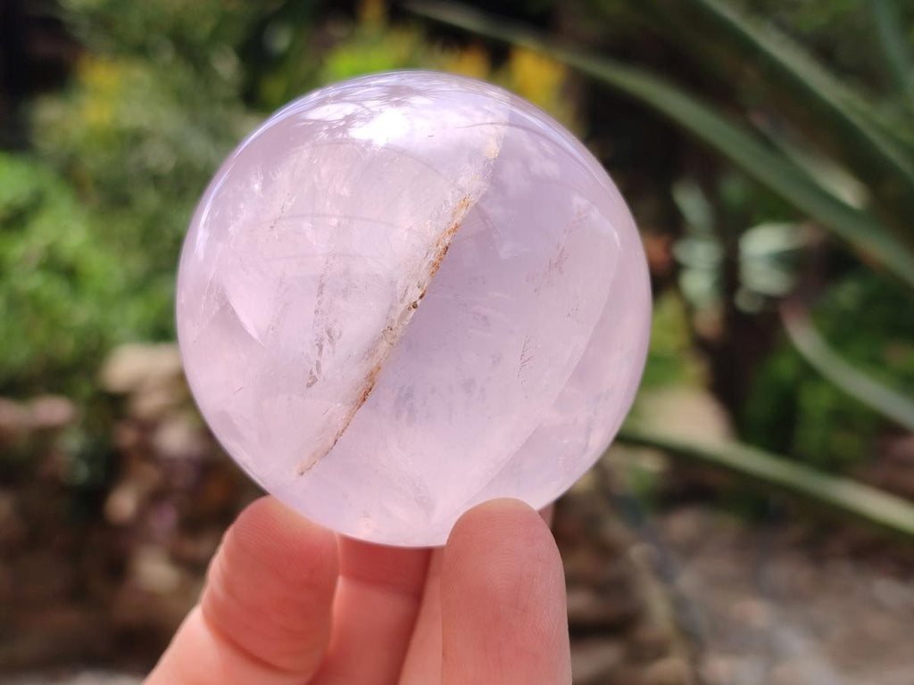 Polished Star Rose Quartz Spheres x 6 From Madagascar