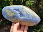 Polished Large Blue Lace Agate Free Form x 1 From Nsanje, Malawi