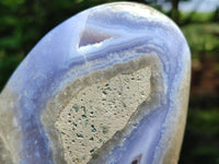Polished Large Blue Lace Agate Free Form x 1 From Nsanje, Malawi